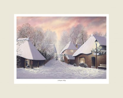 Cockington Village Snow