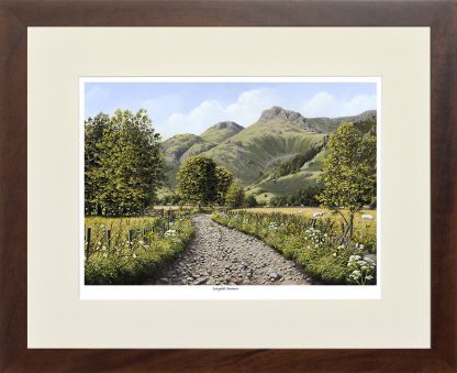 Langdale Summer framed in Mahogany