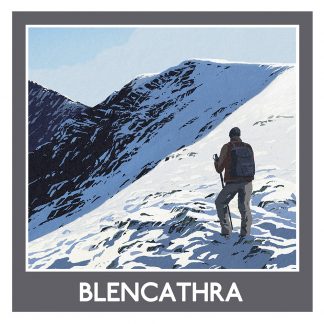 Blencathra Fine Art Glass Coaster